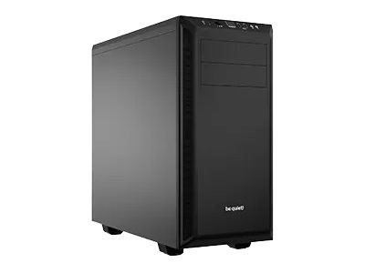 be quiet! PURE BASE 600 - Tower - ATX - ohne Netzteil (ATX / PS/2) - Schwarz - USB/Audio