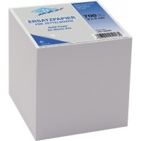 WEDO Zettelboxeinlage 27026500 9x9cm weiß 700 Bl./Pack.