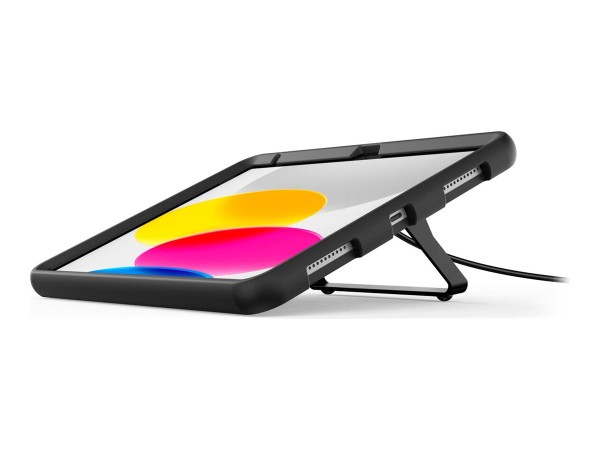Compulocks iPad mini 8.3" Secured Kickstand - Schutzhülle hintere Abdeckung für Tablet - Ständer - Metall, Gummi - Schwarz - für Apple 10.9-inch iPad (10. Generation)