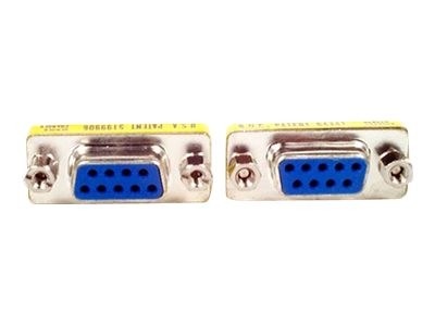StarTech Slimline DB9 serieller Gender Changer - Bu/Bu - Serieller Gender Changer - DB-9 (W) zu DB-9 (W) - für P/N: ICUSB2324852, ICUSB422, NETRS232, NETRS2321P, NETRS2321POE, NETRS2322P, NETRS232485W