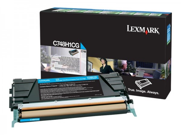 Lexmark - Hohe Ergiebigkeit - Cyan - Original - Tonerpatrone LCCP, LRP - für Lexmark C748de, C748dte, C748e