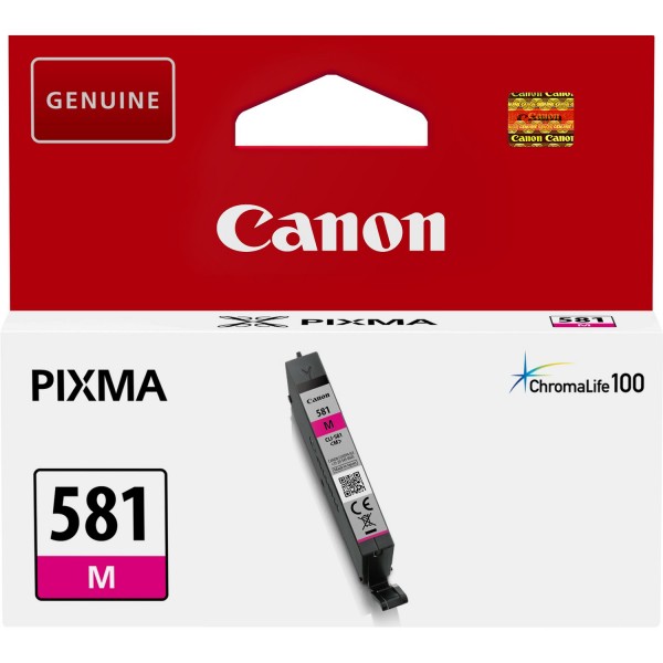 Canon CLI-581M - 5.6 ml - Magenta - Original - Tintenbehälter - für PIXMA TS6251, TS6350, TS6351, TS8251, TS8252, TS8350, TS8351, TS8352, TS9550, TS9551