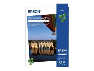 Epson Fotopapier C13S041334 DIN A3 250 g/m² für Tintenstrahldrucker seidenmatt 20 Blatt
