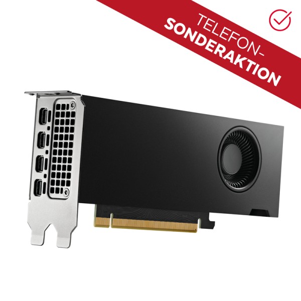 NVIDIA RTX 4000 SFF Ada Generation - Grafikkarten - RTX 4000 Ada - 20 GB GDDR6 - PCIe 4.0 x16 - 4 x DisplayPort