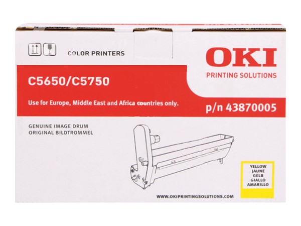 OKI - Gelb - Original - Trommeleinheit - für C5650dn, 5650n, 5750dn, 5750n