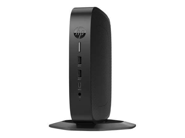 HP Elite t655 - Thin Client - SFF - 1 x Ryzen Embedded R2314 / 2.1 GHz - RAM 8 GB - Flash 64 GB - eMMC - Radeon Graphics - GigE - Win 10 IoT Enterprise - Monitor: keiner - Tastatur: Deutsch