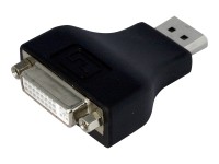 StarTech DisplayPort auf DVI Adapter mit bis zu 1920x1200 - DP 20Pin (Stecker) zu DVI-I 29Pin (Buchse)Video Konverter - DisplayPort-Adapter - Single Link - DisplayPort (M) zu DVI-D (W) - für P/N: DVIDDMM1, DVIDDMM10M, DVIDDMM25, DVIDDMM2M, DVIDDMM3M, DVIDDMM5M