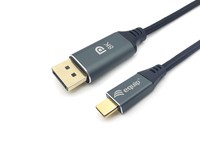 Equip Adapter USB-C -> DisplayPort 8K60Hz 1.00m sw - Adapter - Digital/Daten