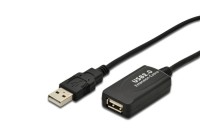 DIGITUS USB 2.0 Active Extension Cable - USB-Erweiterung - USB, USB 2.0 - 4-polig USB Typ A / 4-polig USB Typ A - bis zu 5 m