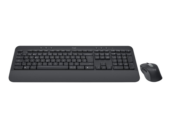 Logitech Signature MK650 for Business - Tastatur-und-Maus-Set - kabellos - 2.4 GHz, Bluetooth LE - QWERTZ - Deutsch - Graphite