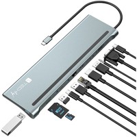 Techly Docking-Station USB-C-12-in-1