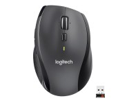Logitech Marathon M705 - Maus - Für Rechtshänder - Laser - kabellos - 2.4 GHz - kabelloser Empfänger (USB)