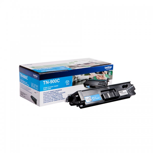 Brother TN900C - Cyan - Original - Tonerpatrone - für Brother HL-L9200CDWT, HL-L9300CDWT, HL-L9300CDWTT, MFC-L9550CDW, MFC-L9550CDWT