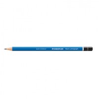 STAEDTLER Bleistift Mars Lumograph  100-H 17,5cm H Schaft blau