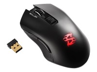 Sharkoon SKILLER SGM3 - Maus - optisch - 7 Tasten - kabellos, kabelgebunden - USB, 2.4 GHz - Schwarz