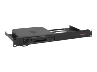 Rackmount.IT RM-AP-T1 - Rackmontagesatz - Schwarz, RAL 9004 - 1U - 48.3 cm (19