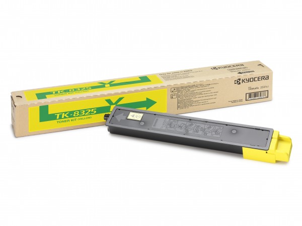 Kyocera TK 8325Y - Gelb - Original - Tonerpatrone - für TASKalfa 2551ci