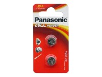 Panasonic LR-44EL/2B - Batterie 2 x LR44 - Alkalisch - 120 mAh