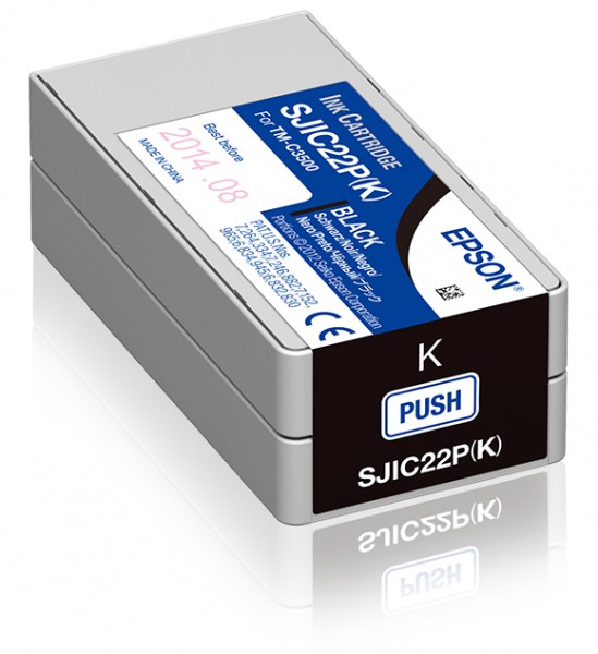 Epson SJIC22P(K) - Schwarz - Original - Tintenpatrone - für TM C3500
