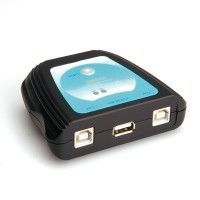 Secomp VALUE Manual USB 2.0 Switch - USB-Umschalter für die gemeinsame Nutzung von Peripheriegeräten - 2 x USB - Desktop