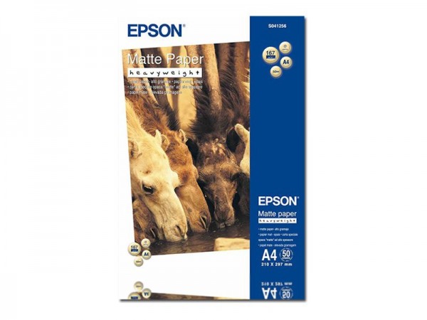 Epson Spezialpapiere C13S041256 DIN A4 170 g/m² für Tintenstrahldrucker schweres Papier matt