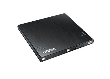 LiteOn EBAU108 - Laufwerk - DVD±RW (±R DL) / DVD-RAM - 8x/8x/5x - USB 2.0 - extern - Schwarz