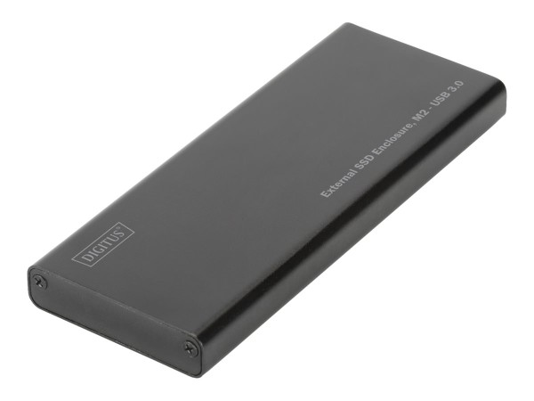 DIGITUS DA-71111 - Speichergehäuse - M.2 - SATA 6Gb/s - 600 MBps - USB 3.0 - Schwarz