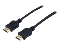 exertis Connect - Highspeed - HDMI-Kabel mit Ethernet - HDMI männlich zu HDMI männlich - 10 m - Schwarz - unterstützt 4K 30 Hz (3840 x 2160), Support von 4K 24 Hz, 1080p-Unterstützung, 60 Hz