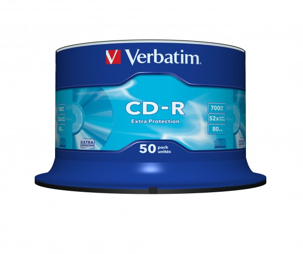 Verbatim - 50 x CD-R - 700 MB (80 Min) 52x - Spindel