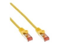 InLine - Patch-Kabel - RJ-45 (M) zu RJ-45 (M) - 3 m - SSTP-Kabel - CAT 6 - geformt - Gelb