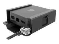 Compulocks Apple TV Security Mount (4K 3rd Gen) (2022) - Befestigungskit (Sicherheitsklammer, Verriegelungskopf) - belüftet - für Medienbox - verriegelbar - hochwertiges Aluminium - Schwarz - für Apple TV 4K (3rd generation)