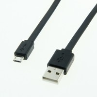Roline - USB-Kabel - USB (M) bis Micro-USB Typ B (M) - USB 2.0 - 1 m - Schwarz