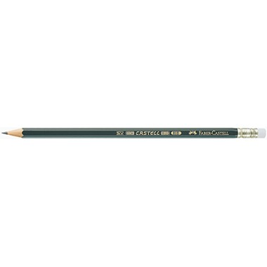 Faber-Castell Bleistift CASTELL 9000 119200 HB dunkelgrün