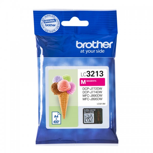 Brother LC3213M - Mit hoher Kapazität - Magenta - Original - Tintenpatrone - für Brother DCP-J772DW, DCP-J774DW, MFC-J890DN, MFC-J890DW, MFC-J890DWN, MFC-J895DW