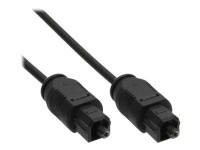 InLine - Digitales Audio-Kabel (optisch) - TOSLINK männlich zu TOSLINK männlich - 3 m - Schwarz