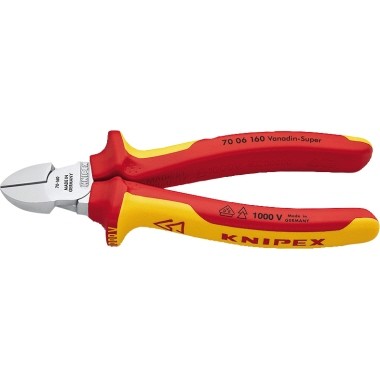 KNIPEX Seitenschneider 70 06 160 DIN ISO5749 VDE 160mm verchromt