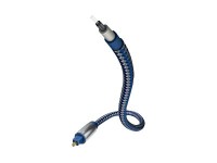 in-akustik Premium Optical Cable - Digitales Audio-Kabel (optisch) - TOSLINK (M) bis TOSLINK (M) - 5 m - Glasfaser - Blau, Silber