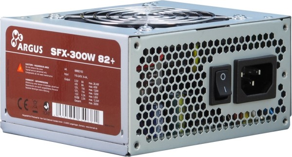 Argus SFX-300W 82+ - Netzteil (intern) - SFX12V - Wechselstrom 110-240 V - 300 Watt - aktive PFC