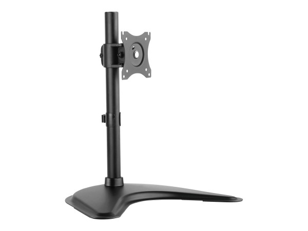 Tripp Lite TV Desk Mount Monitor Stand Single-Display Swivel Tilt for 13" to 27" Displays - Aufstellung - full-motion - für Monitor - Stahl - Schwarz - Bildschirmgröße: 33-68.6 cm (13"-27") - Schreibtisch
