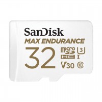 SanDisk Max Endurance - Flash-Speicherkarte (microSDHC/SD-Adapter inbegriffen) - 32 GB - Video Class V30 / UHS-I U3 / Class10 - microSDHC UHS-I