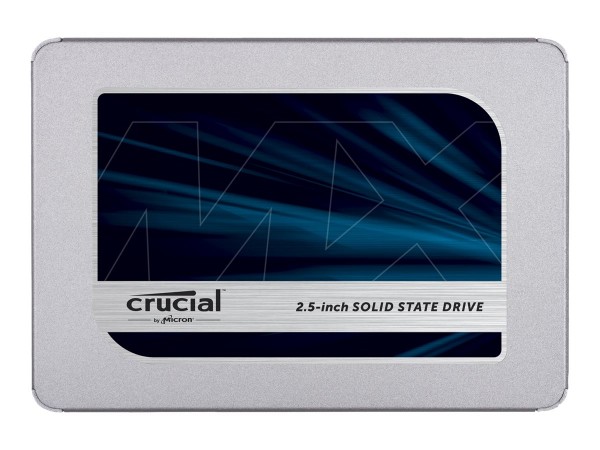 Crucial MX500 - 2 TB SSD - intern - 2.5" (6.4 cm) - SATA 6Gb/s - 256-Bit-AES - TCG Opal Encryption 2.0