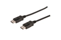 ASSMANN - DisplayPort-Kabel - DisplayPort (M) zu DisplayPort (M) - 3 m - geformt - Schwarz