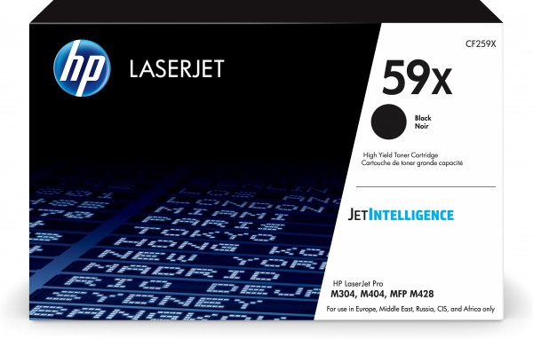 HP 59X - Hohe Ergiebigkeit - Schwarz - Original - LaserJet - Tonerpatrone (CF259X) - für LaserJet Enterprise M406, MFP M430; LaserJet Pro M304, M404, MFP M428