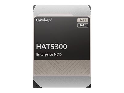 Synology HAT5300 - Festplatte - 16 TB - intern - 3.5" (8.9 cm) - SATA 6Gb/s - 7200 rpm - Puffer: 512 MB