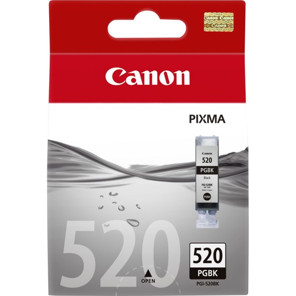 Canon PGI-520BK - 19 ml - Schwarz - Original - Tintenbehälter - für PIXMA iP3600, iP4700, MP540, MP550, MP560, MP620, MP630, MP640, MP980, MP990, MX860, MX870
