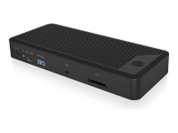 ICY BOX IB-DK2280AC - Dockingstation - USB-C / USB4 / Thunderbolt 3 / Thunderbolt 4 - 3 x HDMI, 3 x DP - 2.5 GigE - 135 Watt