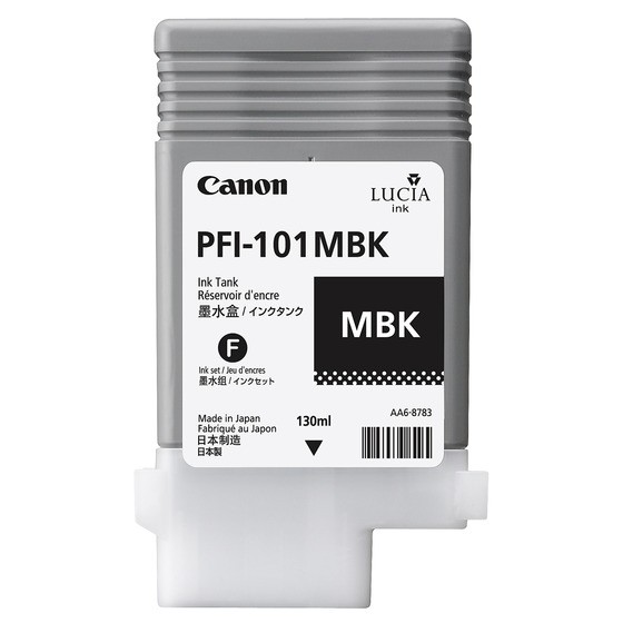 Canon LUCIA PFI-101 MBK - 130 ml - mattschwarz - Original - Tintenbehälter - für imagePROGRAF iPF5000, iPF6000S