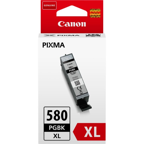 Canon PGI-580PGBK XL - 18.5 ml - Größe XL - Schwarz - Original - Tintenbehälter - für PIXMA TS6251, TS6350, TS6351, TS8251, TS8252, TS8350, TS8351, TS8352, TS9550, TS9551