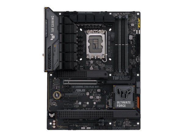 ASUS TUF GAMING Z790-PLUS WIFI - Motherboard - ATX - LGA1700-Sockel - Z790 Chipsatz - USB 3.2 Gen 1, USB 3.2 Gen 2, USB-C 3.2 Gen2, USB-C 3.2 Gen 2x2 - 2.5 Gigabit LAN, Bluetooth, Wi-Fi - Onboard-Grafik (CPU erforderlich) - HD Audio (8-Kanal)