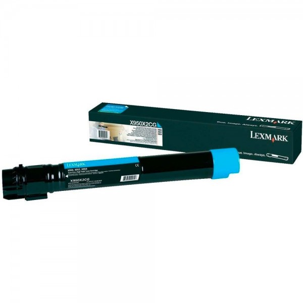 Lexmark - Besonders hohe Ergiebigkeit - Cyan - Original - Tonerpatrone LCCP - für Lexmark X950DE, X950dhe, X950dte, X952, X952DE, X952dhe, X952DTE, X954DE, X954DHE